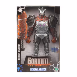 GP TOYS Gormiti - Figurine articulée de 27 cm Gormiti avec arme - General Krater