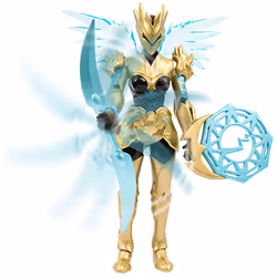 GP TOYS Gormiti - Figurine articulée de 15 cm Gormiti avec fonction d'attaque - Air, 90 g