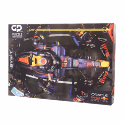 GP TOYS GP Sport - Puzzle 2D - RED BULL 1000 pcs - F1 vue de dessus