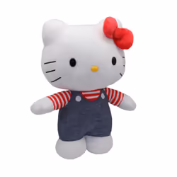GP TOYS Hello Kitty - Peluche de 30 cm - Bleu Denim