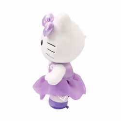Hello Kitty - Peluche de 30 cm - Robe satin violette - Vue supplémentaire 8
