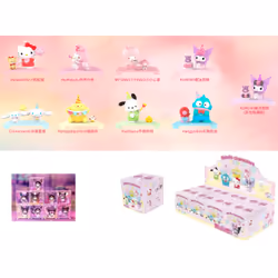 GP TOYS Hello Kitty - Collection Box avec personnage de 6,5 cm - Asst - Série : Ode to Joy, 60 mm, 30 g, Multicolore