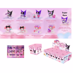 GP TOYS Hello Kitty - Collection Box avec personnage de 6,5 cm - Asst - Série : Kuromi/Melody Love Story, 60 mm, 30 g, Multic ...