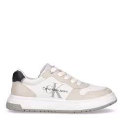 Baskets enfant Calvin Klein Jeans Low cut - beige/blanc