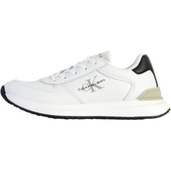 Basket à Lacets Juniors Calvin Klein Jeans Low Cut Lace Up - Blanc Noir