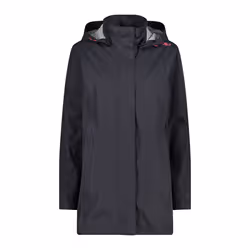 Veste imperméable à capuche avec boutons-pression femme CMP