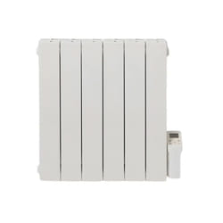 Radiateur électrique à inertie fluide, 900 W, inter digital programmable, blanc