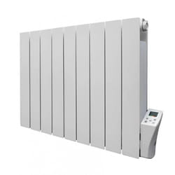 Deltacalor - Radiateur électrique à inertie fluide, 1800 w, inter digital programmable, blanc