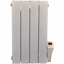Description générale Le radiateur électrique fixe Kurtzy Deltacalor, disponible en puissances de 1000, 1500 et 2000W, allie p ...