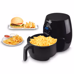 Beper P101FRI050 friteuse Unique 5 L Autonome 1450 W Friteuse d’air chaud Noir