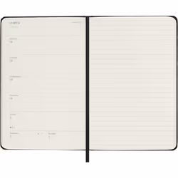 Moleskine Classic Planner organiseur personnel Carton, Papier Noir