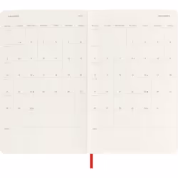 Moleskine Classic Planner organiseur personnel Papier Rouge