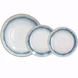 Tognana Porcellane MC070186008, 6 personne(s), Porcelaine, Bleu, Blanc, 27 cm, 20 cm, 19 cm