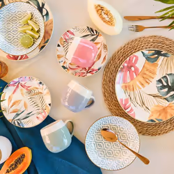 Tognana Porcellane MC070186009 kit de vaisselle 18 pièce(s) Porcelaine Multicolore