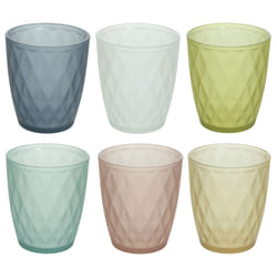 Tognana Porcellane N3585F4M227 verre à eau Multicolore 6 pièce(s) 320 ml