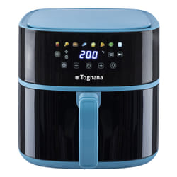 Tognana Porcellane D2DFA05IRZU friteuse Unique 8 L Autonome 2000 W Friteuse d’air chaud Noir, Bleu