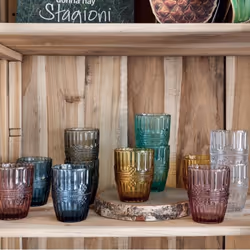 Tognana Porcellane N3585E8M099 verre à eau Couleurs assorties 6 pièce(s) 280 ml