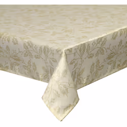 Tognana Porcellane Holly Gold, Rectangulaire, Or, Polyester, Nappe de table, 140 x 180 cm, 1 pièce(s)