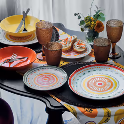 Tognana Porcellane Aruba kit de vaisselle 18 pièce(s) Porcelaine Multicolore