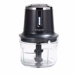 Tognana Porcellane D2DTU01AVSP, 1,2 L, 19000 tr/min, Noir, Verre, Acier inoxydable, Verre, Plastique