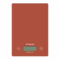 Tognana Porcellane D2DBL50IRRO escabeaux de cuisine Rouge Rectangle Balance de ménage électronique - Vue supplémentaire 2