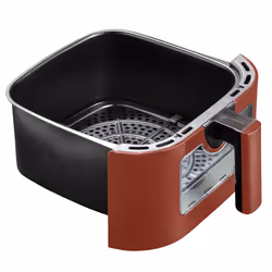 Tognana Porcellane D2DFA03IRRO friteuse Unique 7 L 1800 W Friteuse d’air chaud Rouge