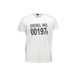 Tee shirt en coton à logo imprimé  -  Diesel - Homme