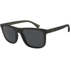 Lunettes de soleil - Emporio Armani - EA4129 - Noir - Vert - Protection 3
