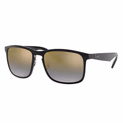 Ray-Ban RB4264 Chromance, Adulte, Unisexe, Carré, Noir, Verres polarisés, Nylon