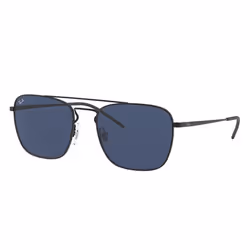 Ray-Ban RB3588, Adulte, Unisexe, Carré, Noir, Verres non polarisés, Métal