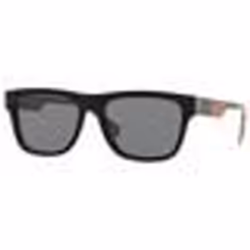 Lunettes de soleil - Burberry - B LOGO BE 4293 - Noir - Gris - Acétate homme