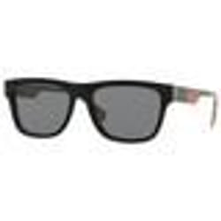 Lunettes de soleil - Burberry - B LOGO BE 4293 - Noir - Gris - Acétate homme