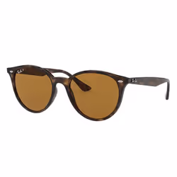 Ray-Ban RB4305, Adulte, Unisexe, Tortue, Verres polarisés, Propionate, Marron