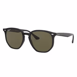 Ray-Ban RB4306, Adulte, Unisexe, Noir, Verres polarisés, Propionate, Vert