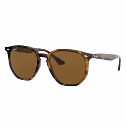 Ray-Ban RB4306, Adulte, Unisexe, Tortue, Verres polarisés, Propionate, Marron