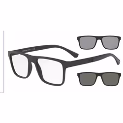 Emporio Armani Lunettes de soleil EA4115 58011W MATTE BLACK Noir 54 mm