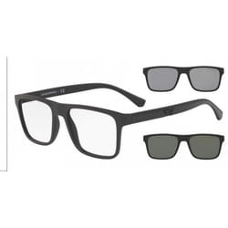 Emporio Armani Lunettes de soleil EA4115 58011W MATTE BLACK Noir 54 mm