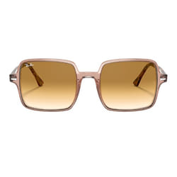 Ray-Ban Square II Marron clair Dégradé + Marron transparent