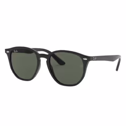 Ray-Ban RB9070S Noir/Vert 46 mm, Enfant, Unisexe, Rond, Rond, Cerclé, Noir