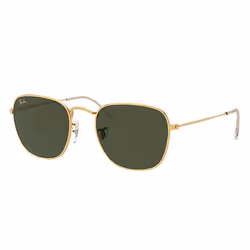 Ray-Ban FRANK LEGEND GOLD, Adulte, Unisexe, Carré, Or, Verres non polarisés, Métal