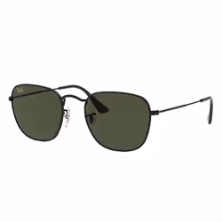 Ray-Ban FRANK LEGEND GOLD, Adulte, Unisexe, Carré, Noir, Verres non polarisés, Métal