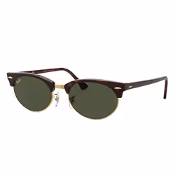 Ray-Ban CLUBMASTER OVAL LEGEND GOLD, Adulte, Unisexe, Ovale, Tortue, Verres non polarisés, Acétate