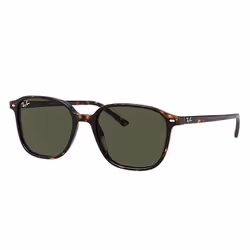 Ray-Ban LEONARD, Adulte, Unisexe, Carré, Tortue, Verres non polarisés, Acétate