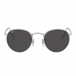 Lunettes de soleil - RAYBAN - RB3447 003 - Argenté - Verres verts - Ronde