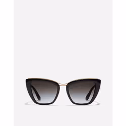 Dolce&Gabbana VG6144VN18G9V000, Adulte, Femelle, Cerclé, Noir, Noir, Nylon
