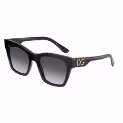 Lunettes de soleil - Dolce & Gabbana - DG4384 - Noir - Gris - 53 mm Femme