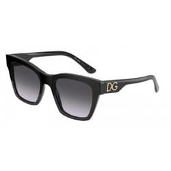 Lunettes de soleil - Dolce & Gabbana - DG4384 - Noir - Gris - 53 mm Femme