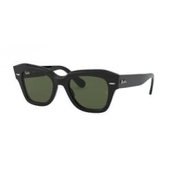 Lunettes De Soleil Ray Ban State Street 0rb2186 901/31 52 Mm (l)