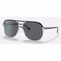 Ray-Ban BILL, Adulte, Unisexe, Carré, Carré, Cerclé, Bleu, Transparent