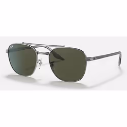 Ray-Ban RB3688, Adulte, Unisexe, Carré, Carré, Cerclé, Métallique